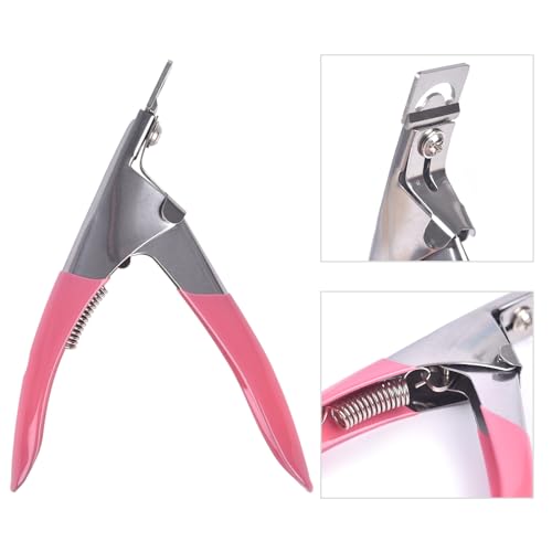 Siyuwuro Professional Acrylic Nail Clipper Stainless Steel False Nail Cutter