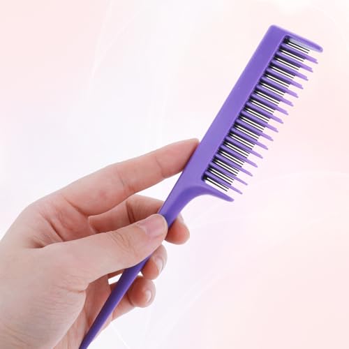 JJUNW 3-Row Hair Teasing Comb Set Professional Volume Backcombing Tools