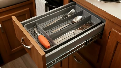 Dial Industries Compact Utensil Organizer Tray for Kitchen Drawers