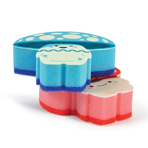 Fred & Friends Fun Guys Mushroom Kitchen Sponges, Set of 2
