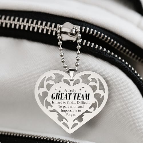 Heart Shaped Stainless Steel Team Appreciation Gift Ornament