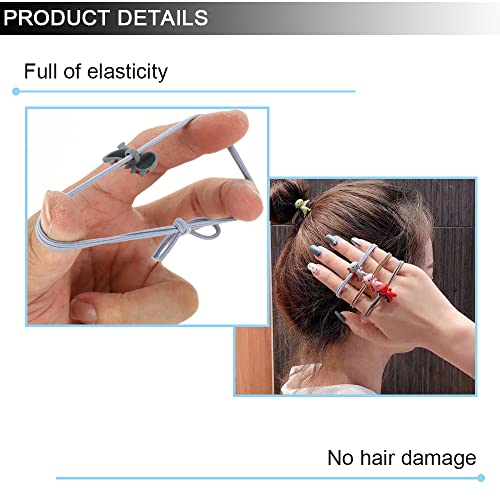 Dinosaur Elastic Hair Ties Ponytail Holders 10 Pack for Women and Girls