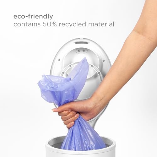Ubbi 13-Gallon Diaper Pail Bags - 75 Count, Unscented, Recycled