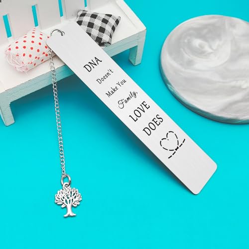 Step Mom Step Dad Bookmark Stainless Steel Gift for Bonus Parents