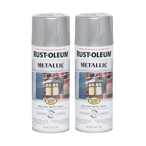 Rust-Oleum Stops Rust Metallic Spray Paint, Silver