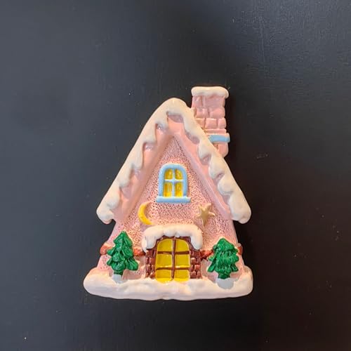 Christmas Fridge Magnets with Tree and Star Design - Pink House Decor, Style7