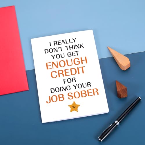 Funny Boss Appreciation Greeting Card for Men and Women - Boss Day Gift