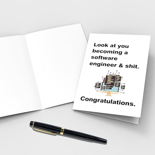 Funny Graduation Card for Software Engineers | Congrats Graduate