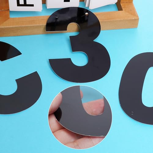 Mifengda Bright Black DIY Banner Kit with Letters - Customizable Party Decorations