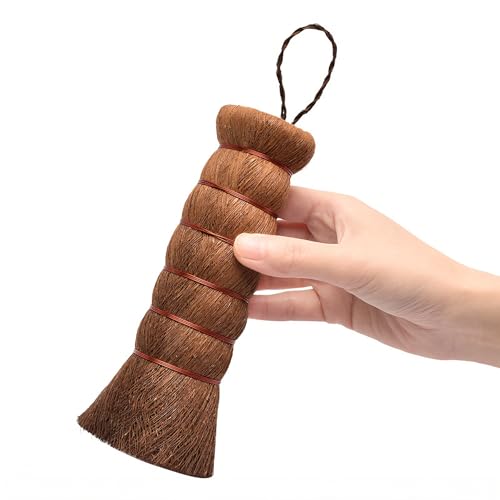 Natural Palm Fiber Dish Brush - Non-Scratch Kitchen Scrub Brush