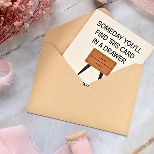 Funny Birthday Card for Husband & Boyfriend - 5x7 Inches