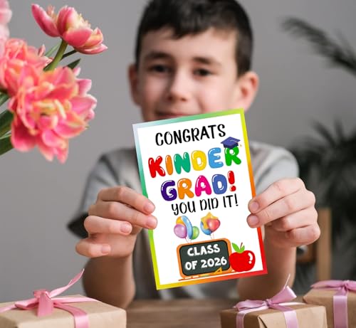 Kindergarten Graduation Card Class of 2026 with Envelope