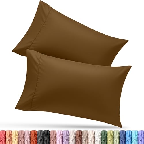 Queen Size Pillow Cases Set of 4 - Ultra Soft Microfiber Covers