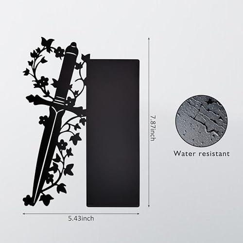 Medieval Dagger Bookend Decor – Fantasy Home Accent for Men