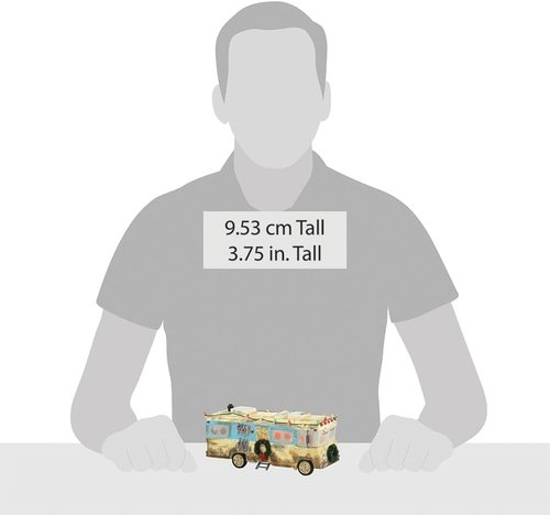 Department 56 | National Lampoon's Christmas Vacation Cousin Eddie's RV Lit Figurine - 7.87 Inch, Multicolor