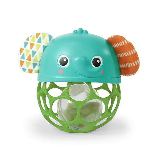 Bright Starts Giggle & Glow Light-Up Elephant Rattle Toy