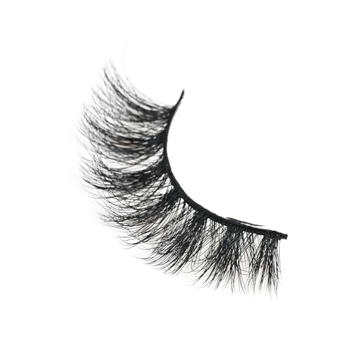 Kmilro 3D Wispy False Eyelashes - 7 Pairs Cat Eye Faux Mink Lashes