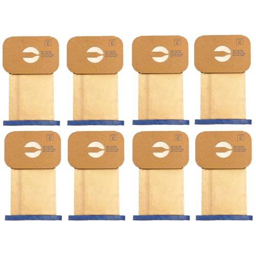 8-Pack Style C Vacuum Bags for Electrolux Canister Vacuums