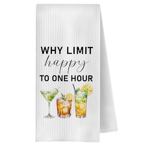 Cocktail Themed Kitchen Towels - Decorative Hand Towels (Alcohol004)