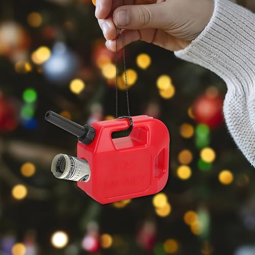 Gas Money Gift Can - Funny Cash Holder Christmas Ornament for Students