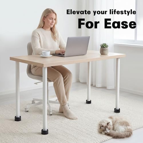 Heavy Duty Furniture Risers - 1 Inch Elevation for Tables & Sofas, 4 Pack