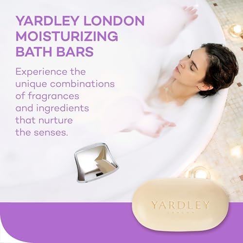 Yardley London English Lavender Moisturizing Bar Soap 4.25 oz