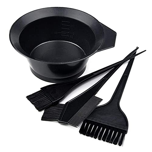 MOONMINI Hair Dye Brush and Bowl Set - Professional Tint Mixing Kit