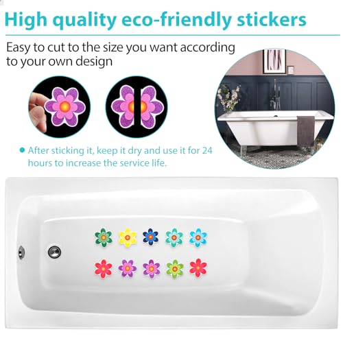 Amabro Non-Slip Bathtub Strips - 36PCS Adhesive Safety Stickers