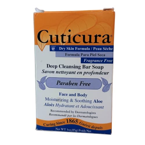Cuticura Deep Cleansing Face and Body Bar Soap - 3 oz