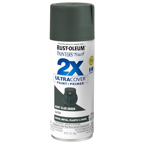 Rust-Oleum Painter's Touch 2X Spray Paint Satin Hunt Club Green 12oz