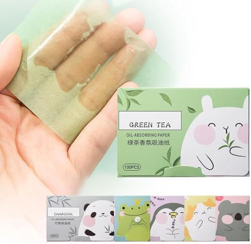Galepromot 200 Sheets Oil Absorbing Sheets for Face & Makeup Blotting