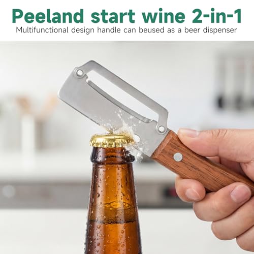 2-in-1 Stainless Steel Vegetable Peeler & Bottle Opener