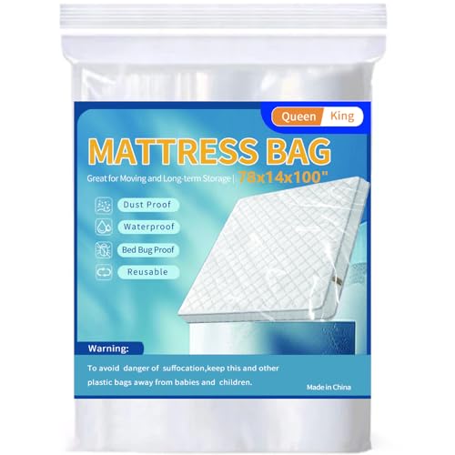 Reusable Mattress Storage Bags for Queen/King Size Mattresses