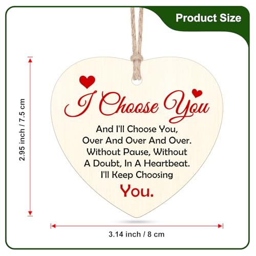 Couples Wooden Christmas Ornament - Romantic Tree Decoration 2025