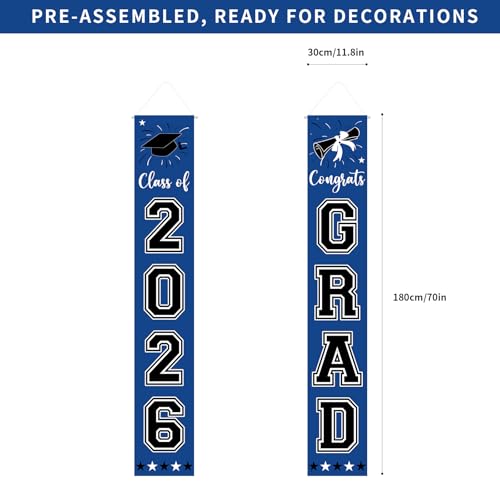 Class of 2026 Graduation Banner | High-Quality Hanging Decor