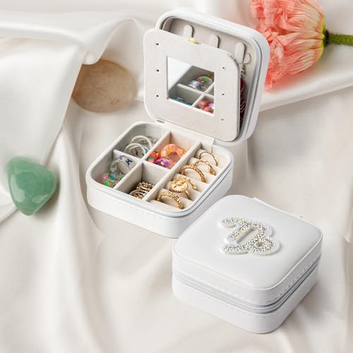 Zodiac Travel Jewelry Case for Women | Compact Organizer for Rings, Earrings & More