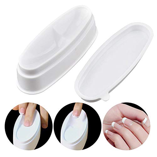 Armear Nail Dipping Powder Tray French Manicure Mold Tool