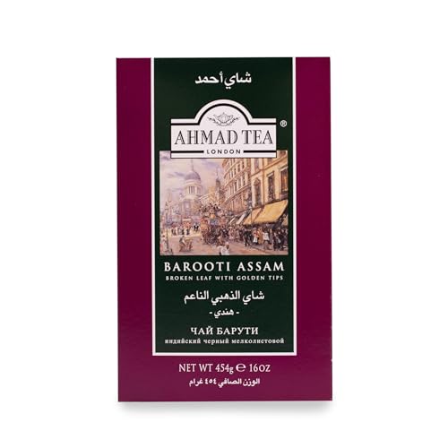 Ahmad Tea Barooti Assam Loose Leaf Black Tea, 16 Ounce (454g)