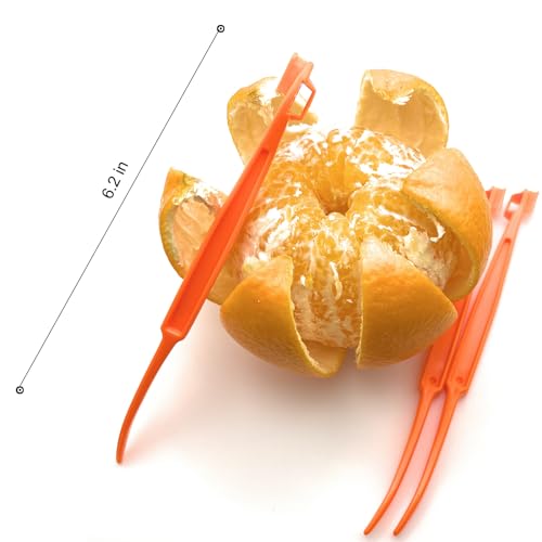3-Pack Citrus Peeler Tools for Oranges, Lemons & Mandarins