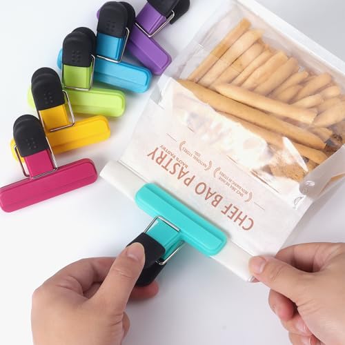 Tamaki 6 Pack Durable Plastic Chip Clips - Assorted Colors