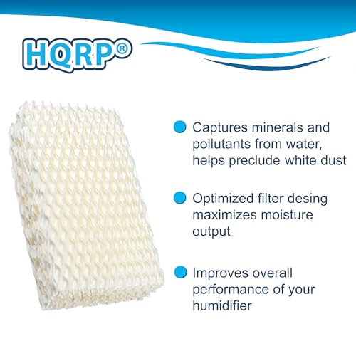 HQRP WF813 Humidifier Wick Filter Replacement, 2-Pack for Honeywell & Duracraft