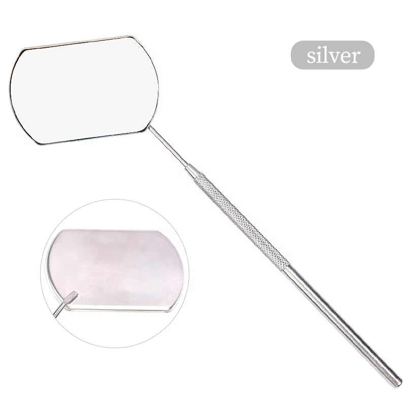 Yimart Stainless Steel Eyelash Extension Mirror with Detachable Long Handle