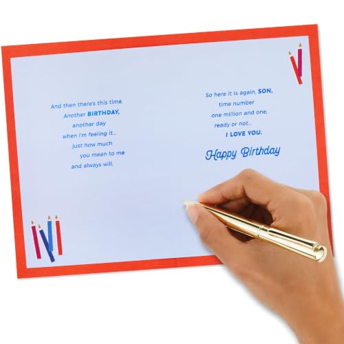 Hallmark Birthday Card for Son - Love You a Million Times Design
