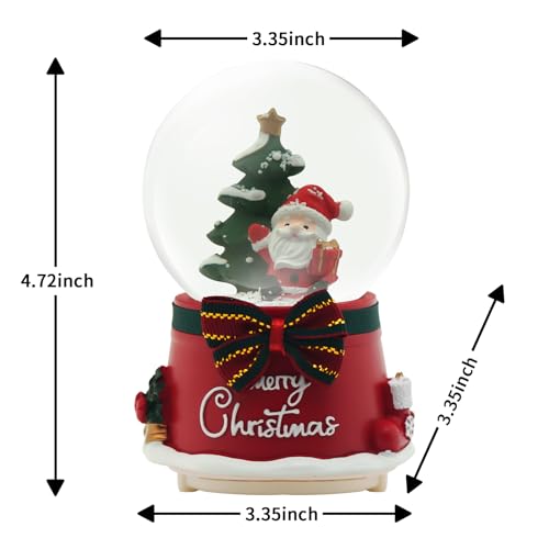 Christmas Snow Globe Lantern Musical with Santa Claus & Elk - 2 Variations