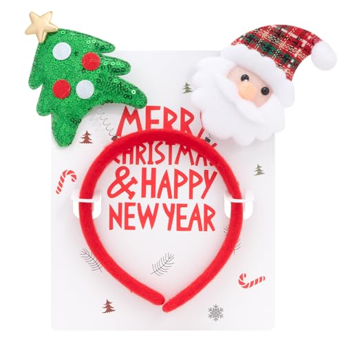 BLAAROOM Christmas Antler Headband with Bells and Deer Ears