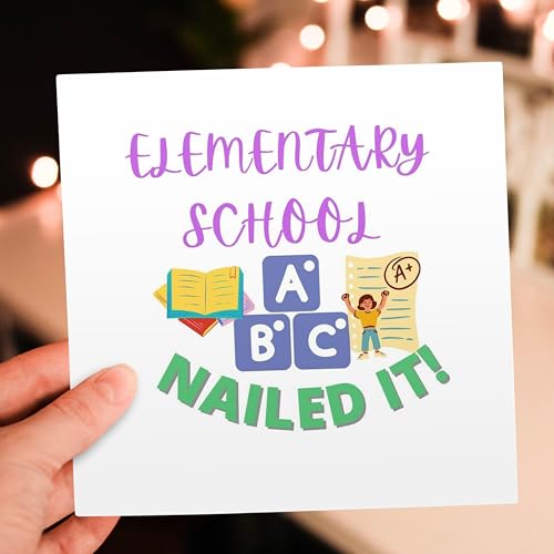Graduation Greeting Card - Nailing It - 5.5" Square with Envelope