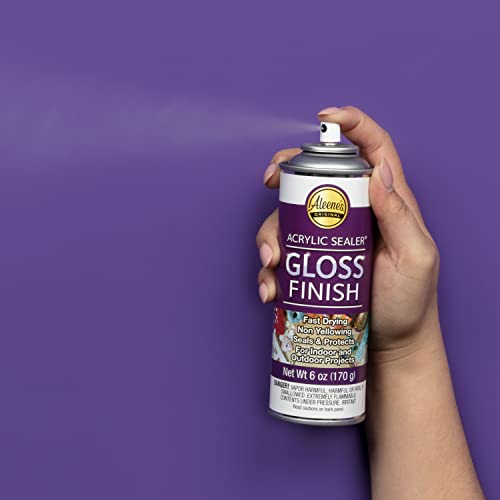 Aleene's Spray Gloss Finish - 6 Oz Clear Acrylic Sealer