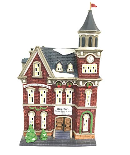 Department 56 Heritage Village Brighton School Christmas Building - 11.5 Inches