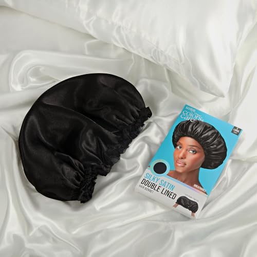 Kiss Colors & Care Extra Large Silky Satin Sleep Bonnet Cap