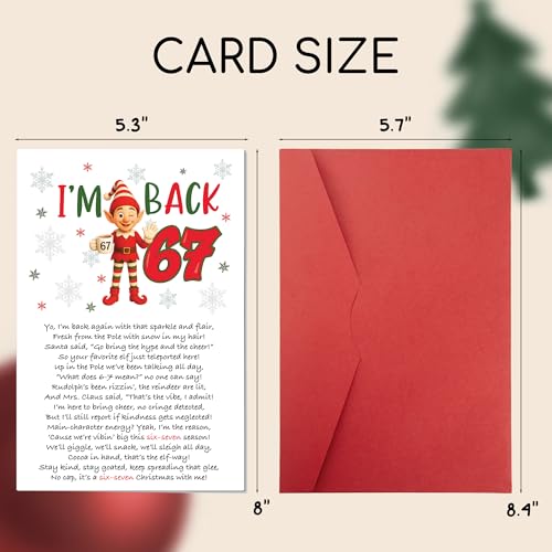 Funny Meme Christmas Card for Teens - 67 Gen Alpha Gifts